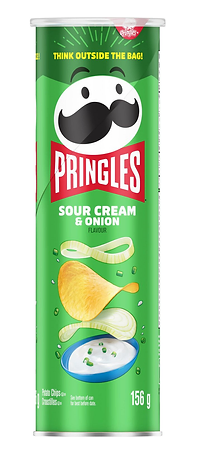 Pringles Sour Cream & Onion Potato Chips 156g