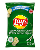 Lay's Sour Cream & Onion Potato Chips - 235g