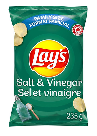 Buy Lay's Salt & Vinegar Potato Chips - 235g