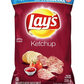 Front Lays ketchup chips - 235g