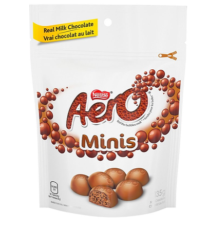 Nestle Aero Milk Chocolate Minis 135g