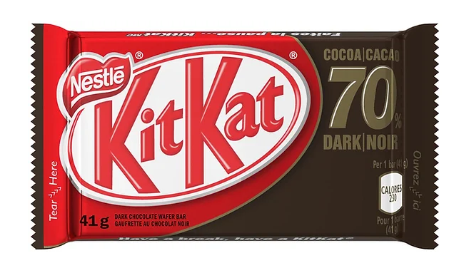Nestle Kit Kat Dark 70% Chocolate Bars