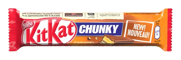 Nestle Kit Kat Chunky Caramel Chocolate Bars