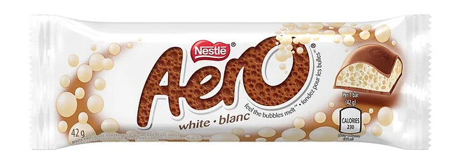 Nestle Aero White & Milk Chocolate Bars
