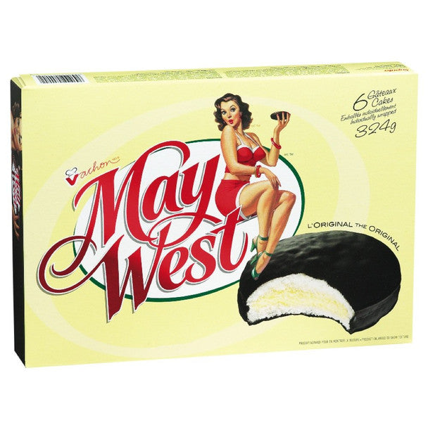 Vachon May West Cakes, 6 Cakes 324g/11.4oz.