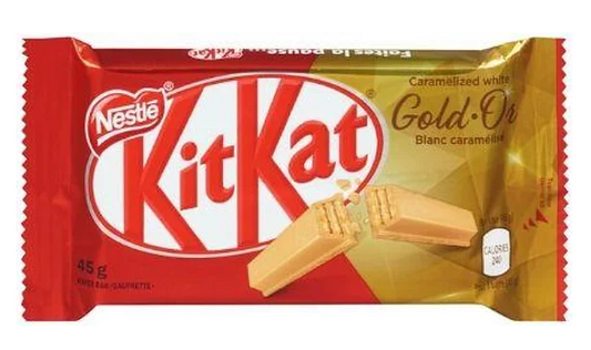 Nestle Kit Kat Gold Chocolate Bars 48/Case