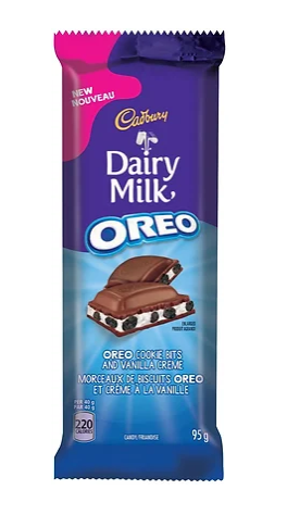Cadbury Dairy Milk Oreo Chocolate Bars 12/Case