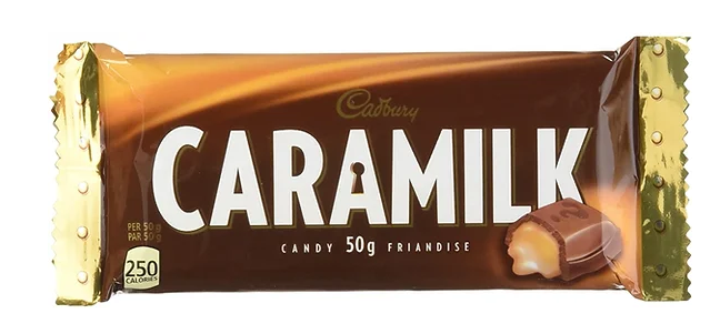 Cadbury Caramilk Chocolate Bars 50g