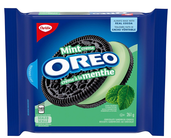 Oreo Mint Crème Cookies 261g