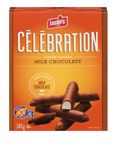 Celebration Milk Chocolate Fingers - 240g