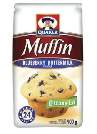 Quaker Blueberry Muffin Mix - 900g