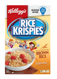Kellogg's Rice Krispies Cereal Brown Rice Gluten Free - 340g
