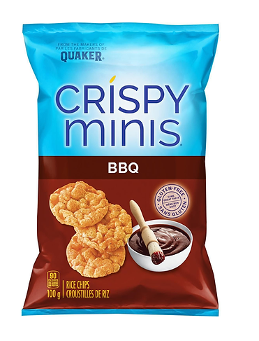 Buy Quaker Crispy Minis BBQ Rice Chips - 100g