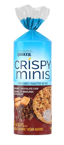 Buy Quaker Crispy Minis Caramel Chocolate Chip Rice Cakes - 199g