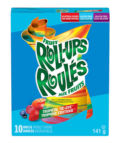 Buy Fruit Roll-Ups Tropical Tie-Dye - 141g