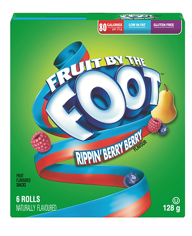Fruit By The Foot Rippin Berry Berry - 128g