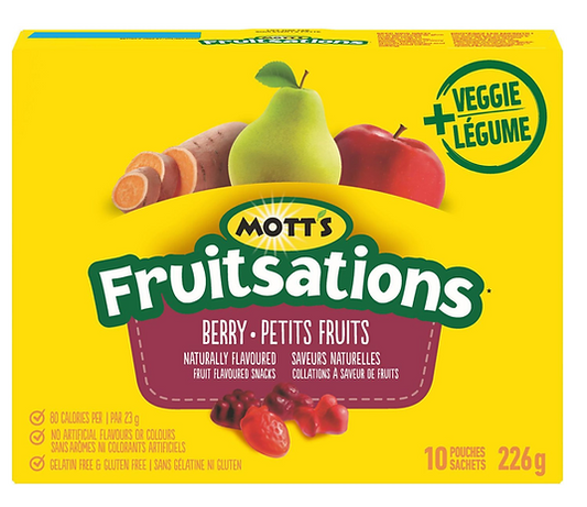 Mott's Fruitsations Berry Fruit - 226g