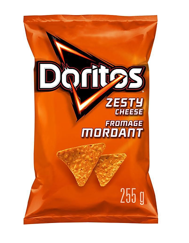 Buy Doritos Zesty Cheese Tortilla Chips - 255g