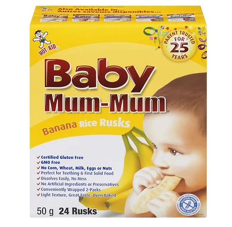 Baby Mum-Mum Banana Rice Rusks - 50g
