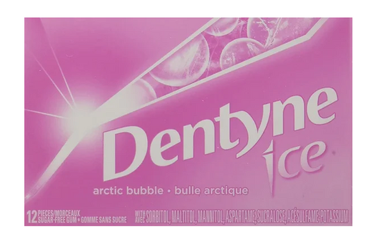 Dentyne Ice Bubble Gum, Arctic Bubble - 12x12 - .44lb(204g)
