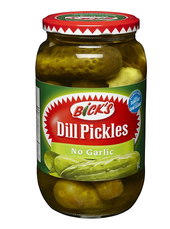 Bick’s No Garlic Dill Pickles 1000g