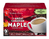 PC Great Canadian Maple Flavoured Coffee Pods 132g