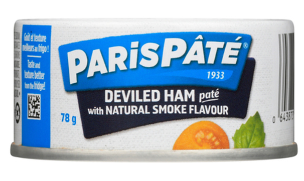 Paris Pate Deviled Ham Spread - 78g