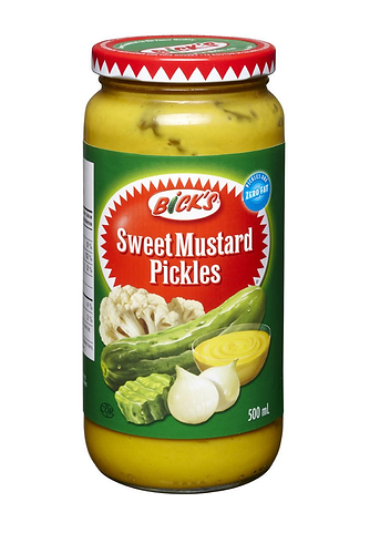 Bick’s Sweet Mustard Pickles - 500g