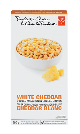 PC White Cheddar Deluxe Macaroni Dinner - 200g