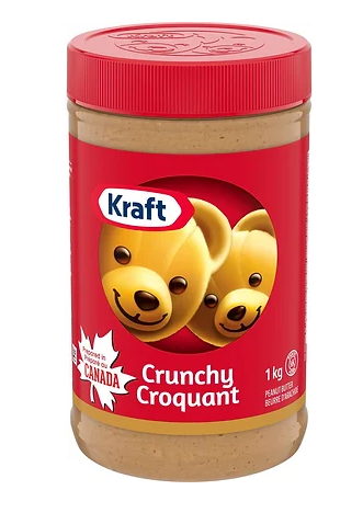 Kraft Crunchy Peanut Butter - 998g