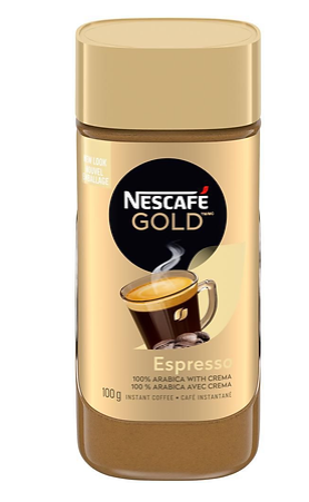 Nescafe Gold Espresso Instant Coffee - 100g