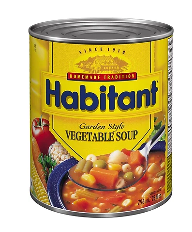 Habitant Garden Style Vegetable Soup - 796g