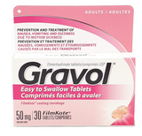Gravol Tablets 50mg - 30s