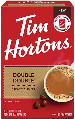 Tim Hortons Double Double Instant Mix Packets 224g
