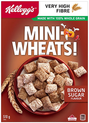 Mini-Wheats Brown Sugar Cereal 510g