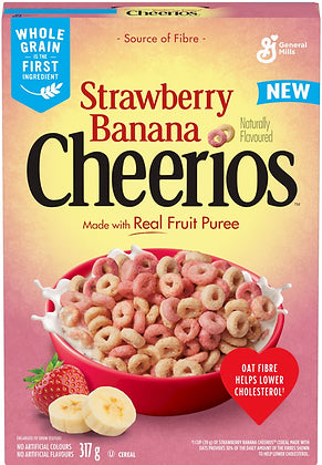 Cheerios Strawberry Banana Cereal 317g