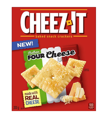 Cheez-It Snack Crackers Italian Four Cheese 200g