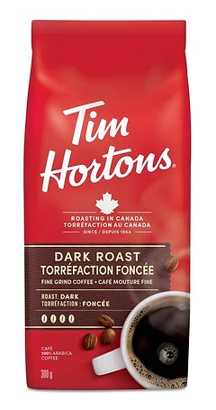 Tim Hortons Dark Roast Fine Grind - 300g