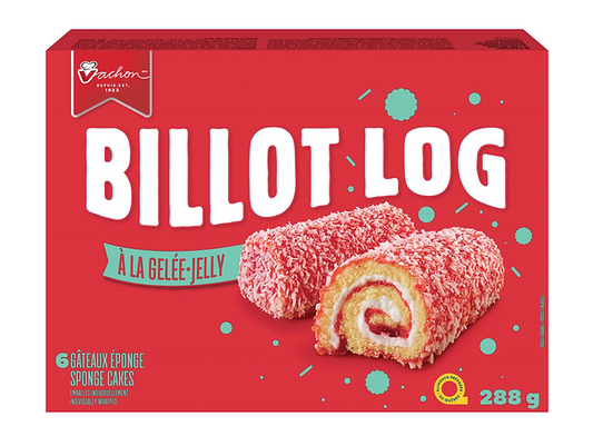 Vachon Jelly Log Rolled Sponge Cakes 288g