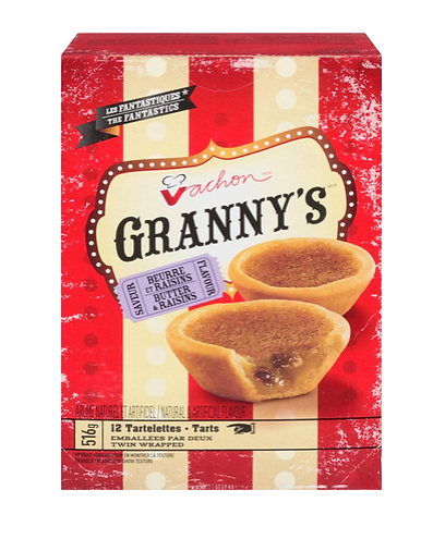 Vachon Granny's Butter & Raisins Tarts