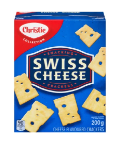 Christie Swiss Cheese Crackers - 200g