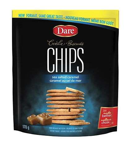 Dare Cookie Chips Sea Salted Caramel - 170g