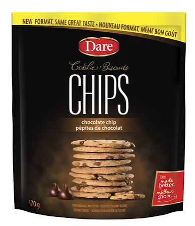 Dare Cookie Chips Chocolate Chip - 170g
