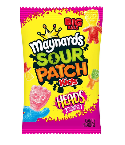 Maynards Big Sour Patch Kids Heads Candy 185g