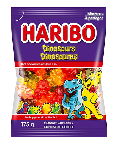 Haribo Dinosaurs Gummy Candy 175g