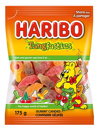 Haribo Tangfastics Gummy Candy 175g
