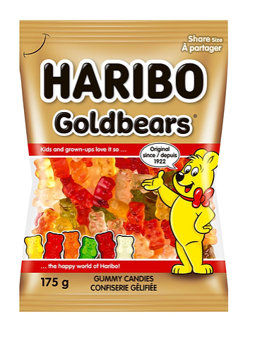 Haribo Goldbears Gummy Candy 175g – Snowbird Sweets