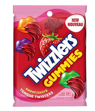Twizzlers Gummies Sweet Tongue Twisters 182g