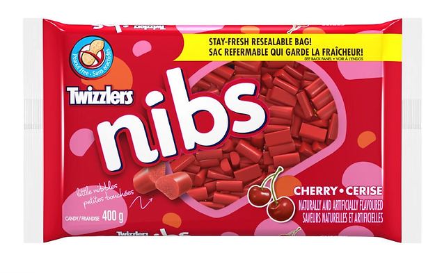 Twizzlers Nibs Cherry - 400g