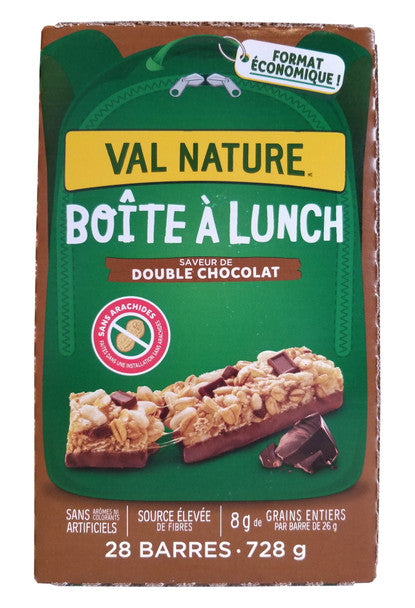 Nature Valley Lunch Box Double Chocolate Flavor Granola Bars, 28ct, 728g/1.6 lbs.